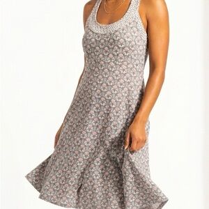 prAna Cali Dress Moonrock Geometric Racerback Athletic Dress (XS)